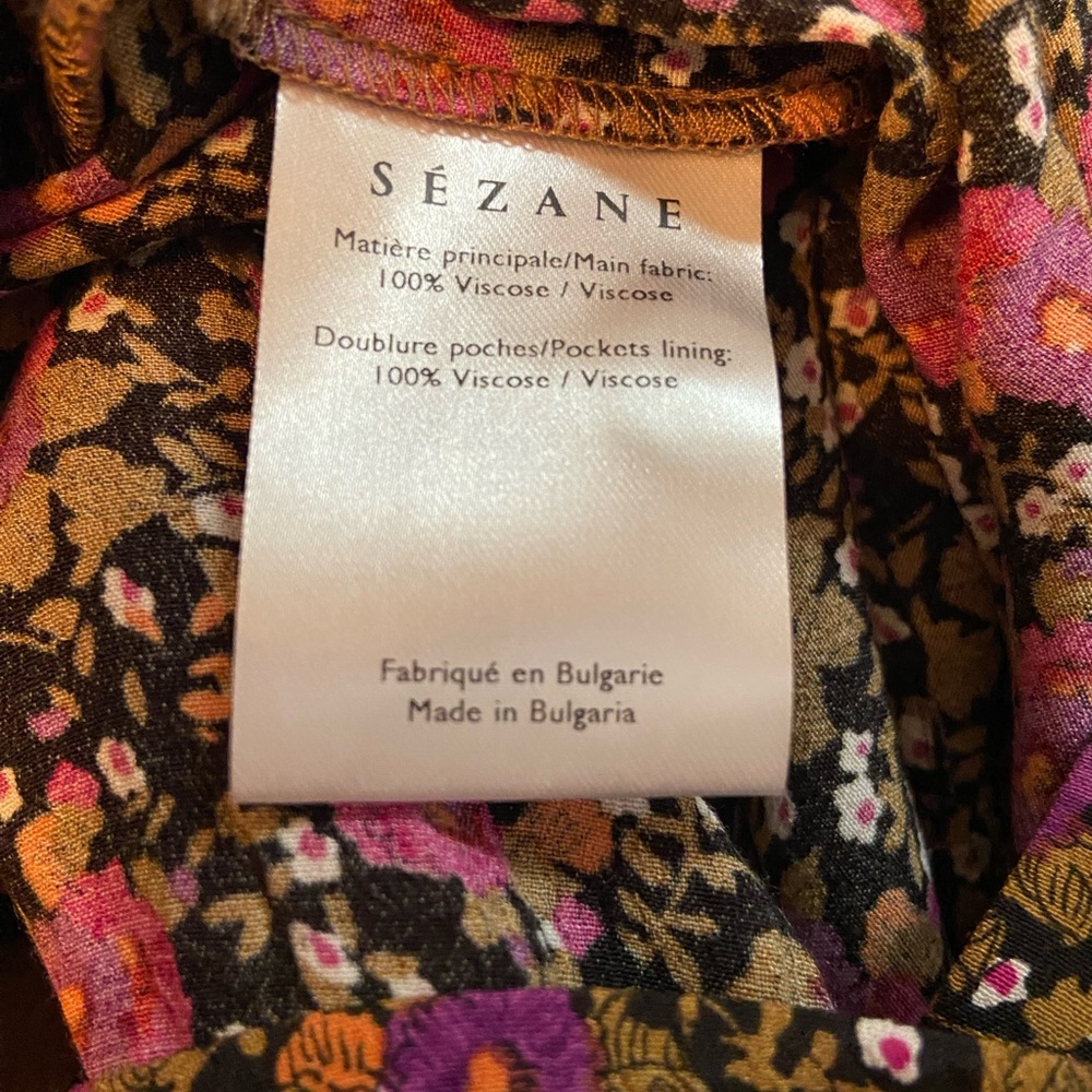 Sezane Pink Floral Ruffle-Strap Jumpsuit - Picture 12 of 12